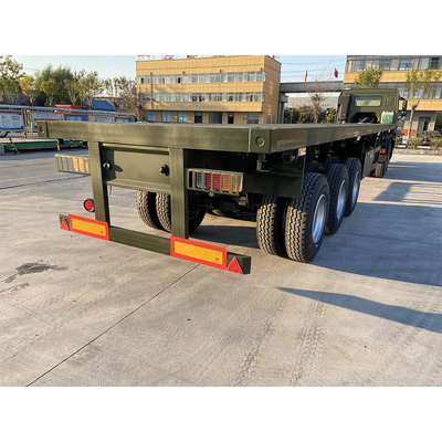 40ft Flatbed Semi Trailer With Container Twist Locks