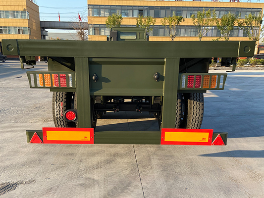Container Flat Bed Deck Semi Trailer 3 Axle 20FT 40FT